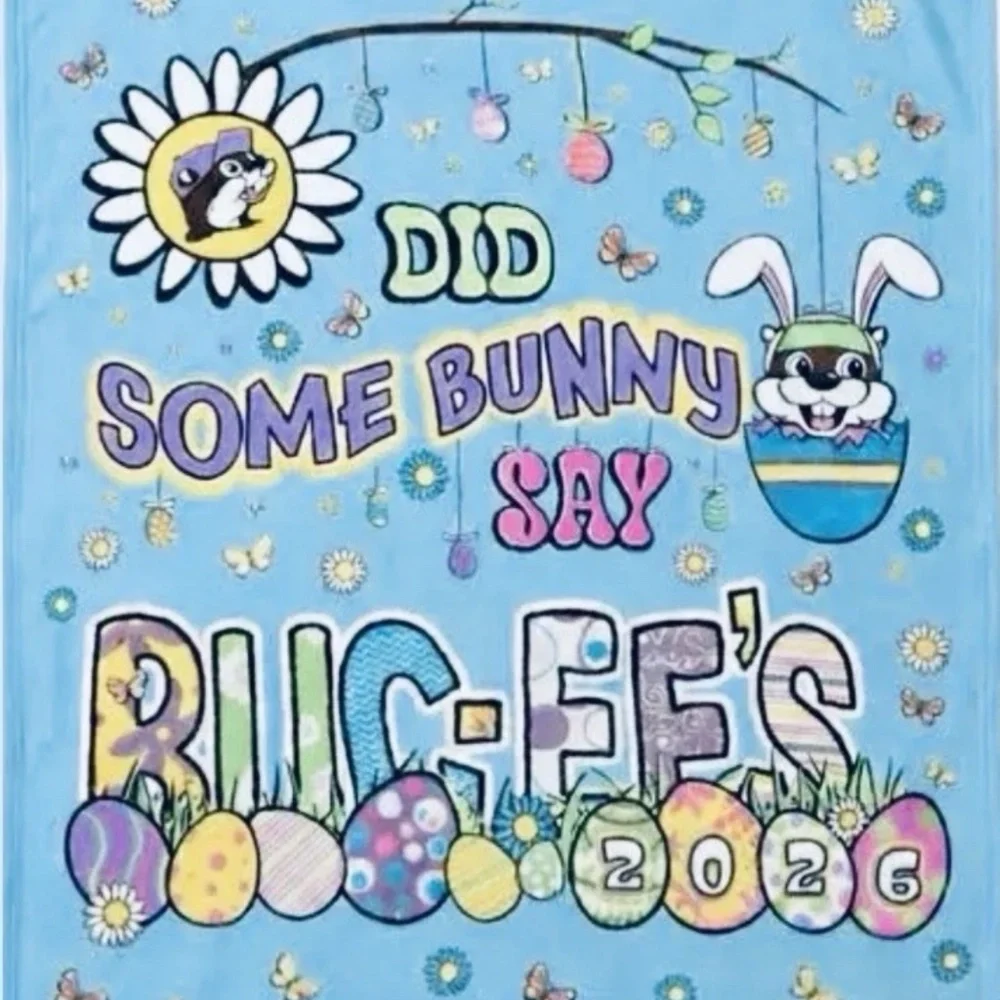 Buc-ee's Easter Blanket 2026 - 50in X 70in
